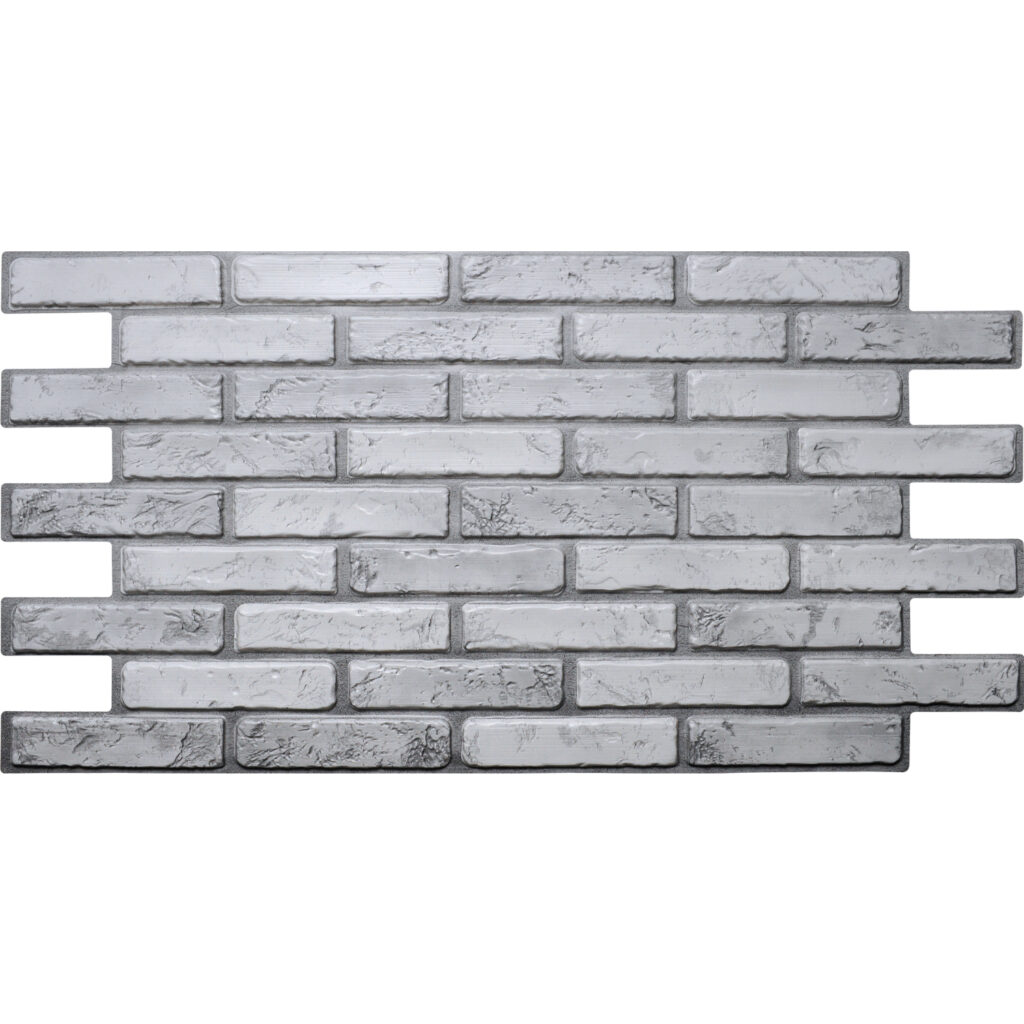 Grey brick  0.3 mm pvc panels