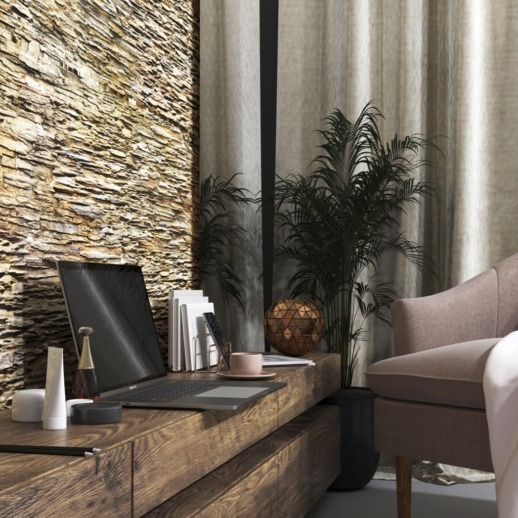 "Flat brown" PVC  wall panels - Image 6