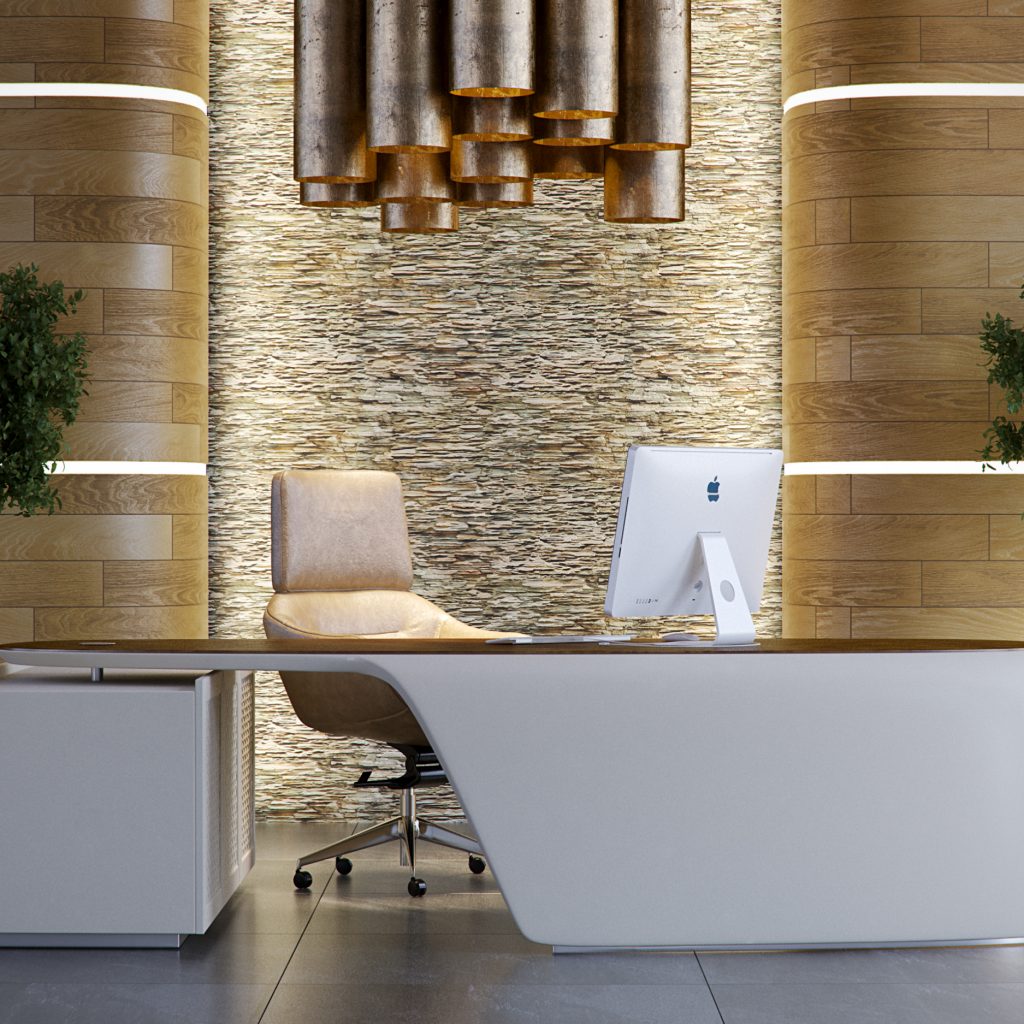 "Flat brown" PVC  wall panels - Image 7