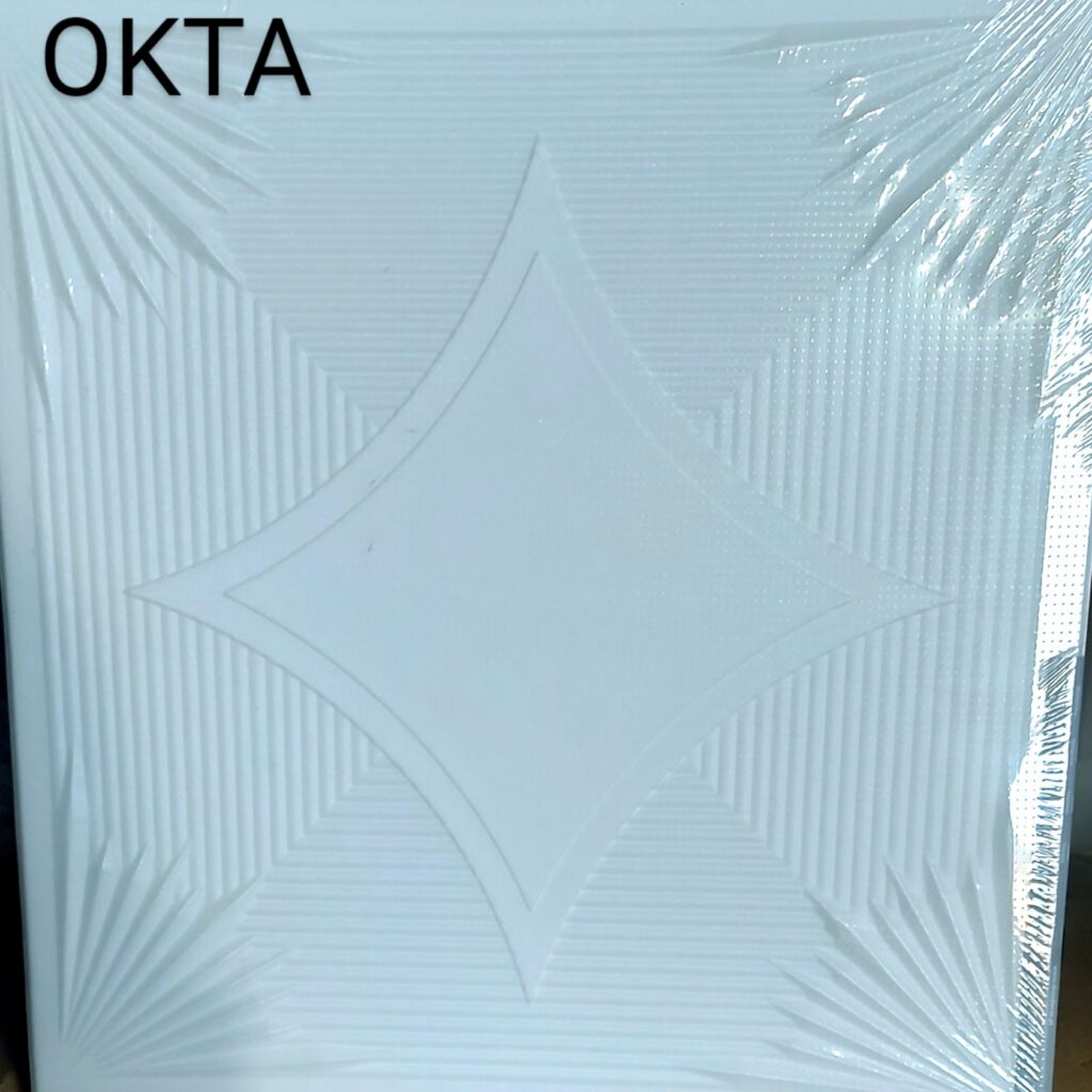 Expanded polystyrene ceiling tiles "Okta" 2m² pack - Image 2