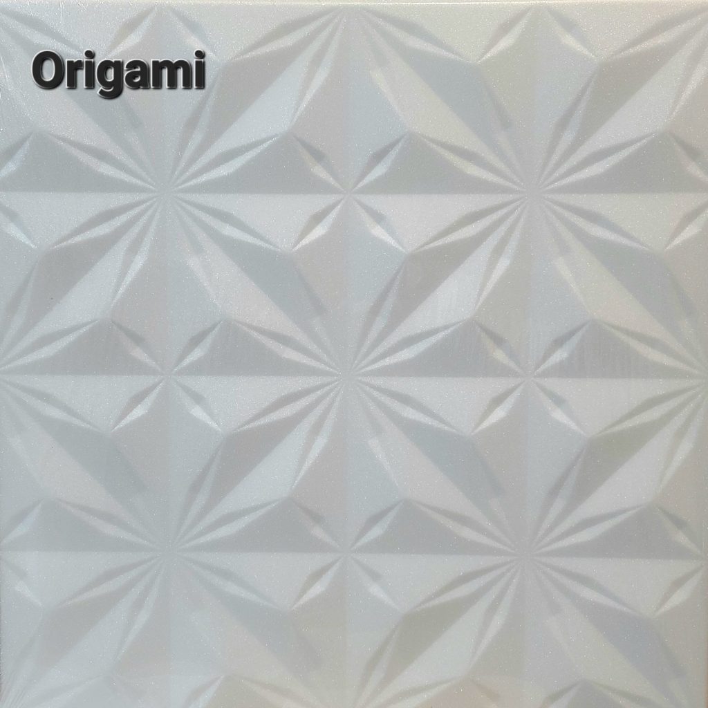Expanded polystyrene ceiling tiles "Origami" 2m² pack