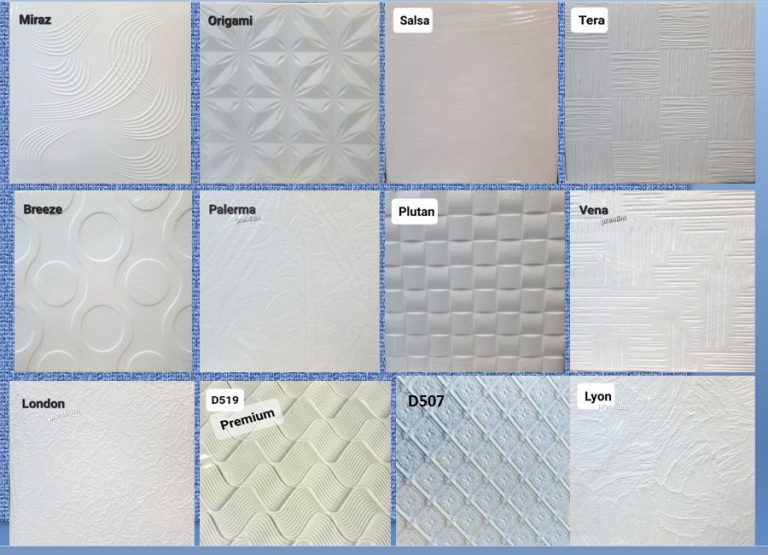 Expanded polystyrene ceiling tiles "Breeze" 2m² pack - G-dIRE