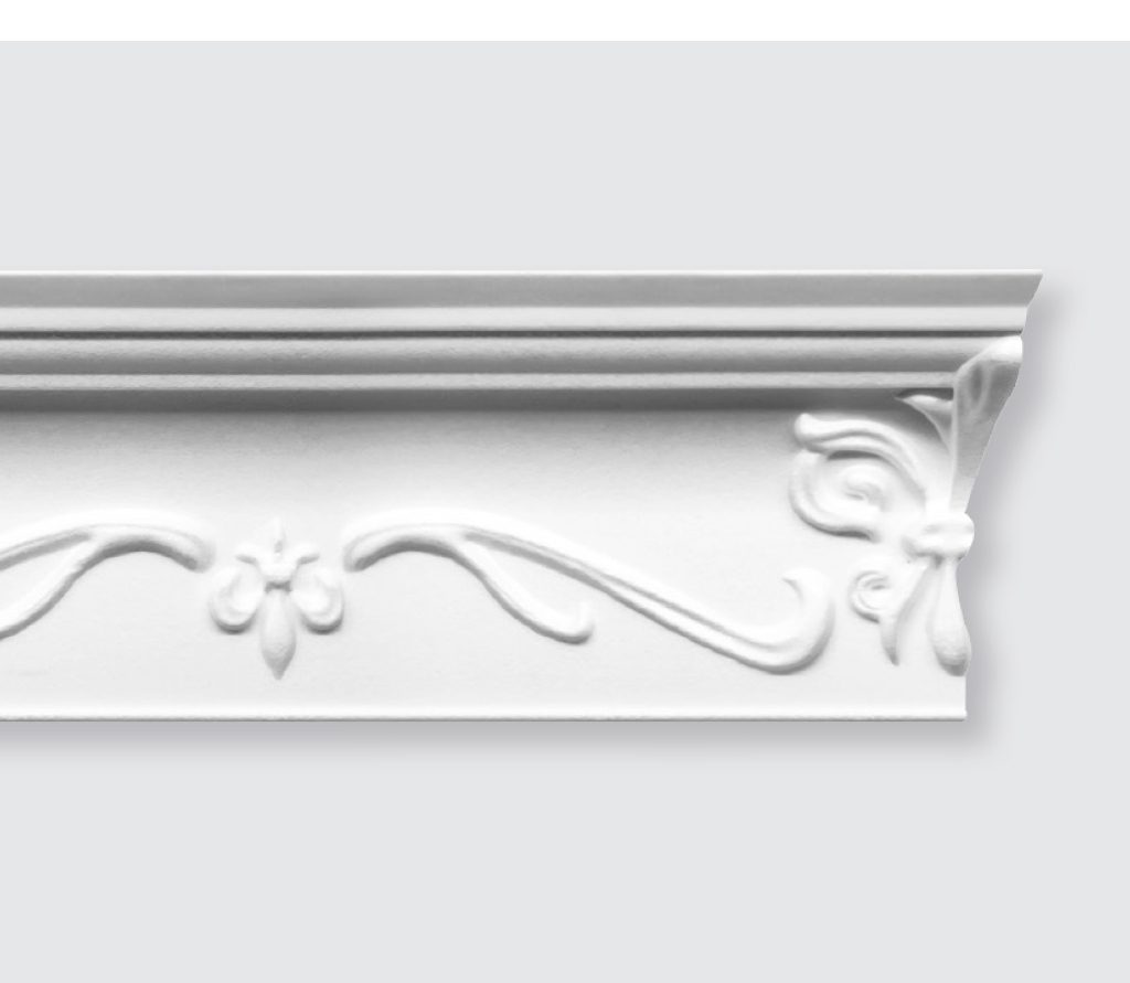 Polystyrene Ceiling Moldings Olivia 55 x 125 mm