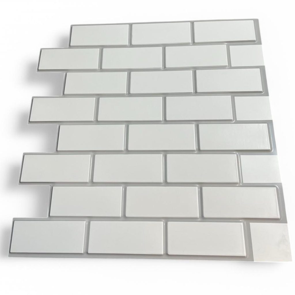 Tile White "Belotta" pvc panels