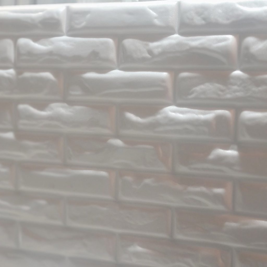 3D Styrofoam Brick Wall Panels 26m² | Panel Size: 1000 × 500 mm